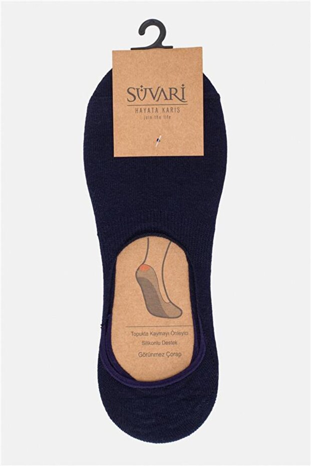 Lacivert Babet Çorap - 1