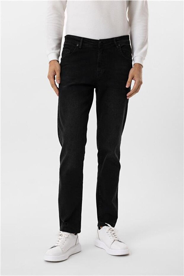 Regular Kalıp Denim Pantolon - 3