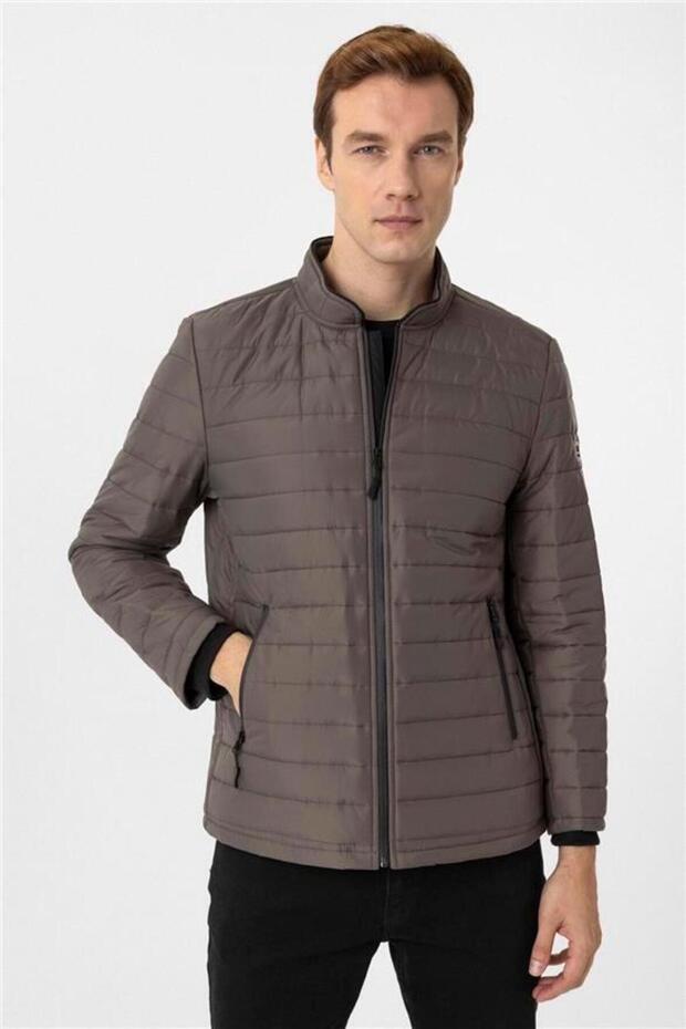 Haki Slim Kapitone Mont - 4