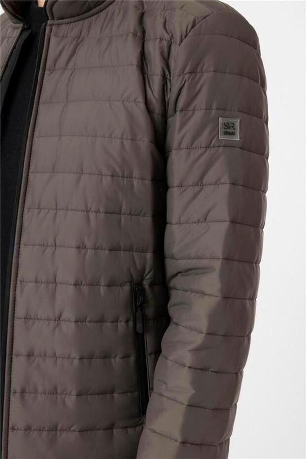 Haki Slim Kapitone Mont - 6