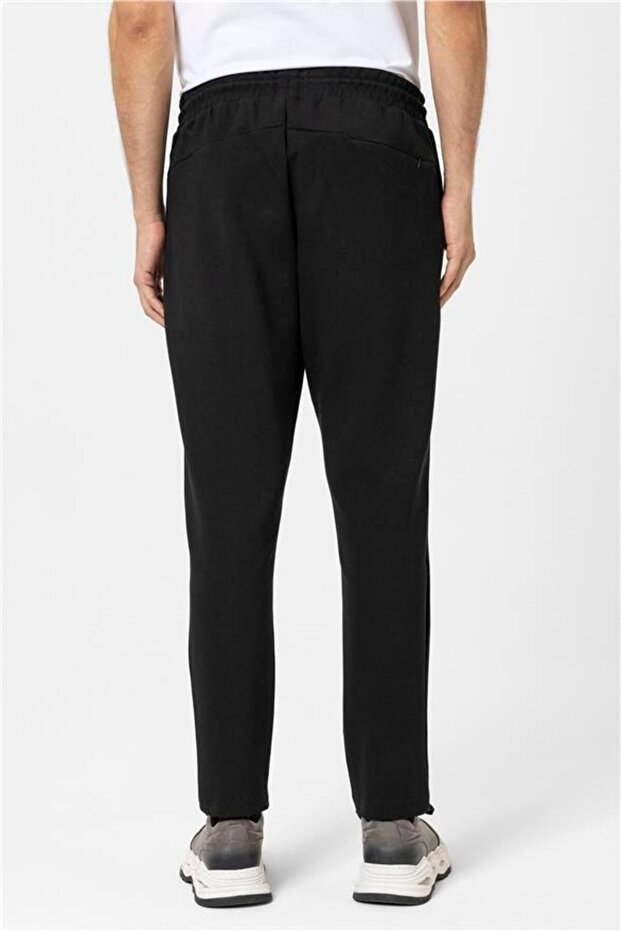 Siyah Regular Düz Jogger Pantolon - 6