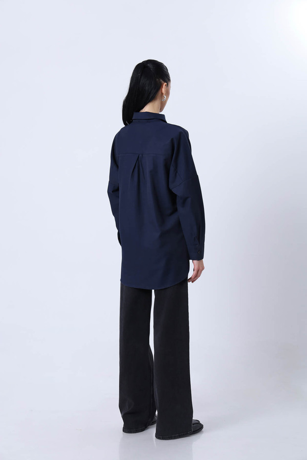 قميص أساسي كبير الحجم - 4