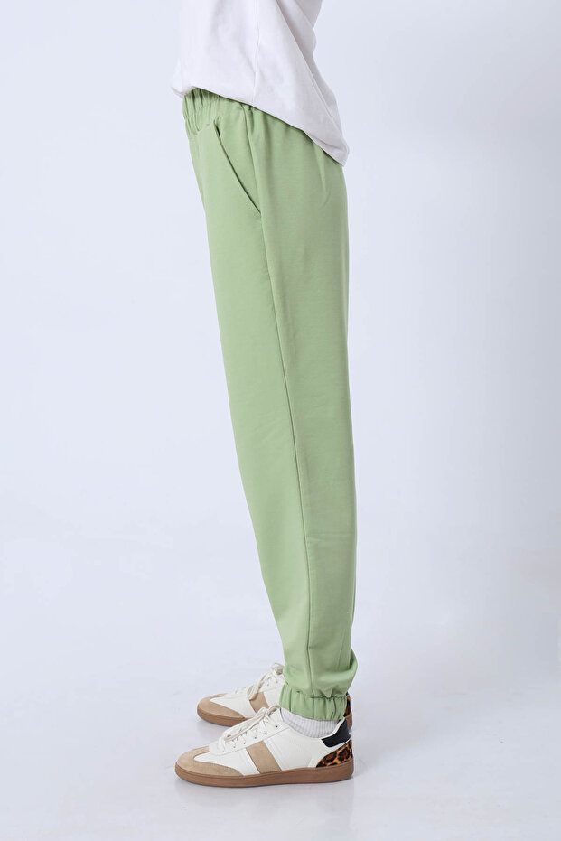 بنطال رياضي قماش قابل للتمدد بأرجل مطاطية - 2