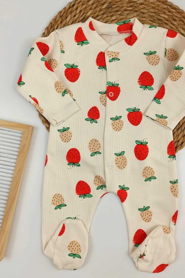 Newborn Girl Baby Jumpsuit, Tulle Fabric, Printed, with Booties, Thin Seasonal Jumpsuit, 0-1-3-6 Months