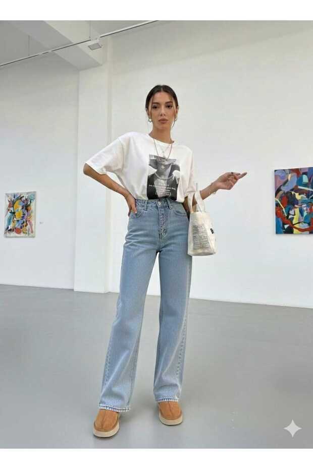 Women's Denim Palazzo Pants