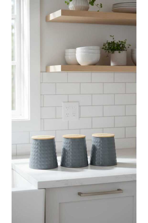 برطمانات علب تخزين الشاي والقهوة والسكر - 3