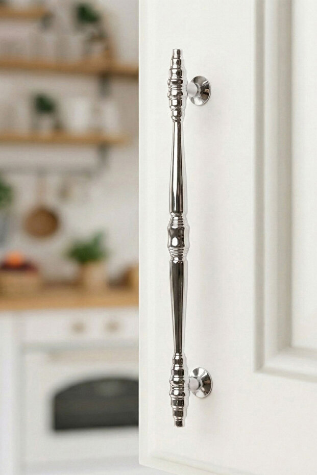 5-Piece Classic Chrome Cabinet & Drawer Handle 160 mm – Pack of 5