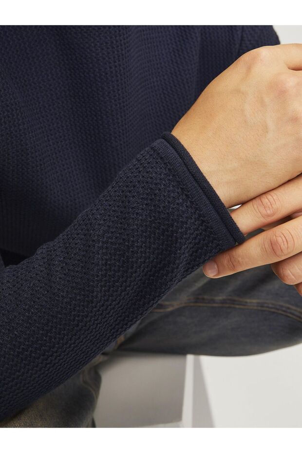 Rundhals ve Strickpullover Rundhals ve Einfarbig Strickpullover - 6