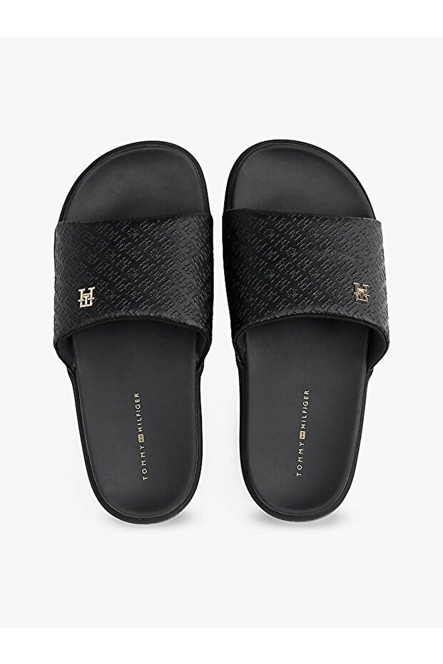 Kadın PLATFORM MONOGRAM POOLSLIDE Terlik - 2