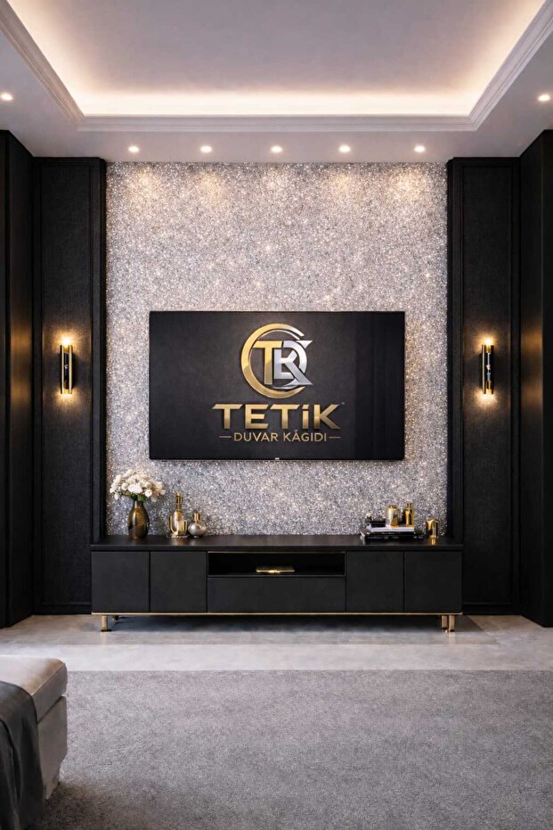 Tetik Reflection Simli Duvar Kağıdı M331 - 1