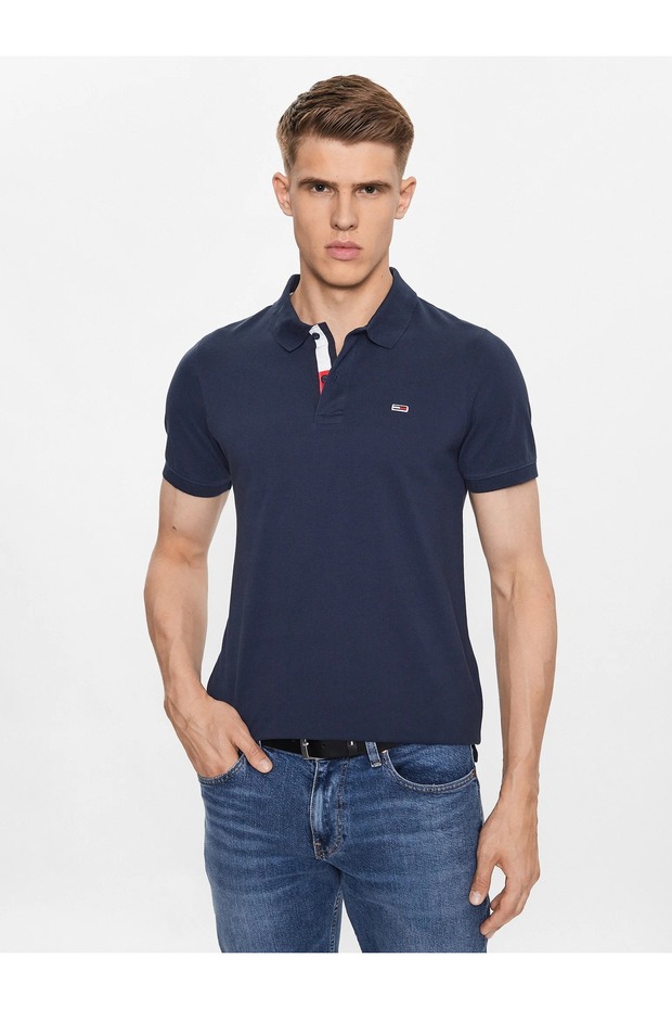 Tjm Slım Placket Polo Polo Dm0dm15370c87 - 1
