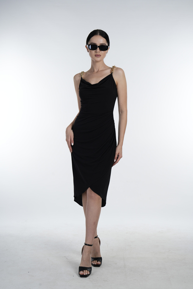 KADIN ELBİSE GDSP5155-BLK - 1