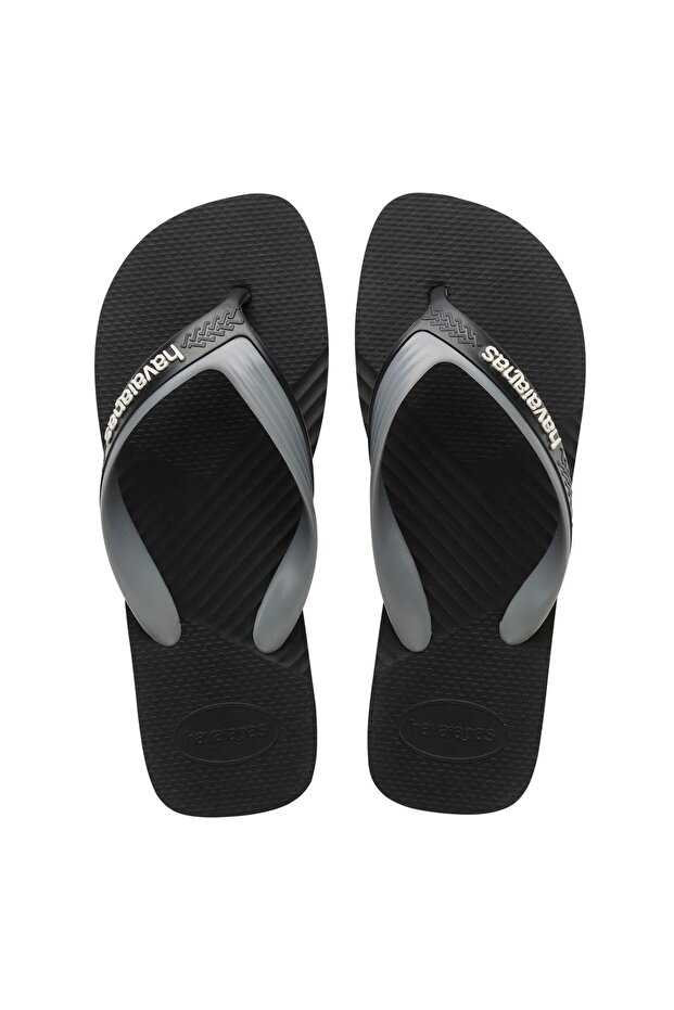 Dual Blacksteel Gray Black Men's Slippers