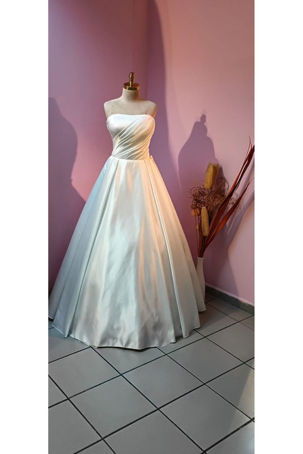 Satin Wedding Dress