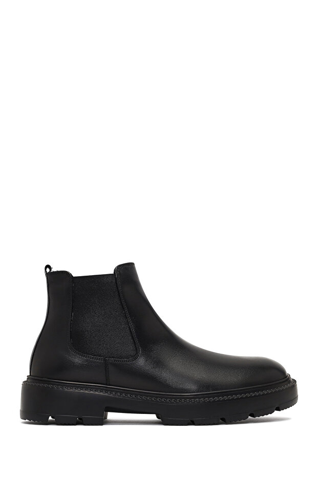 Men's Black Leather Chelsea Boots 25Wfd671818