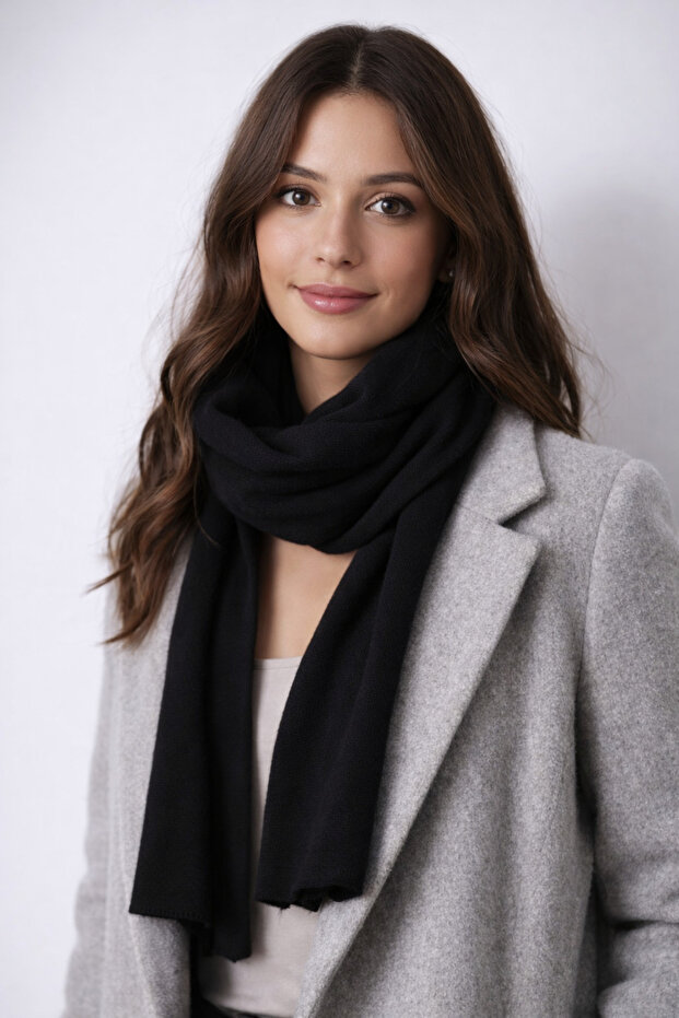 Tek Renk Klasik Atkı - 2