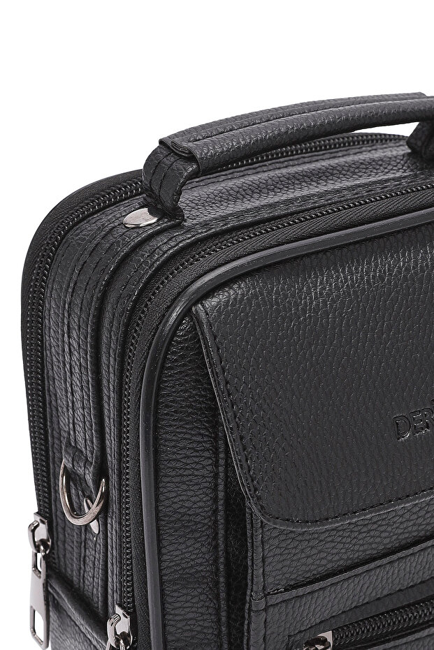 Erkek Siyah Postacı Çanta 19SBD3302FT - 8