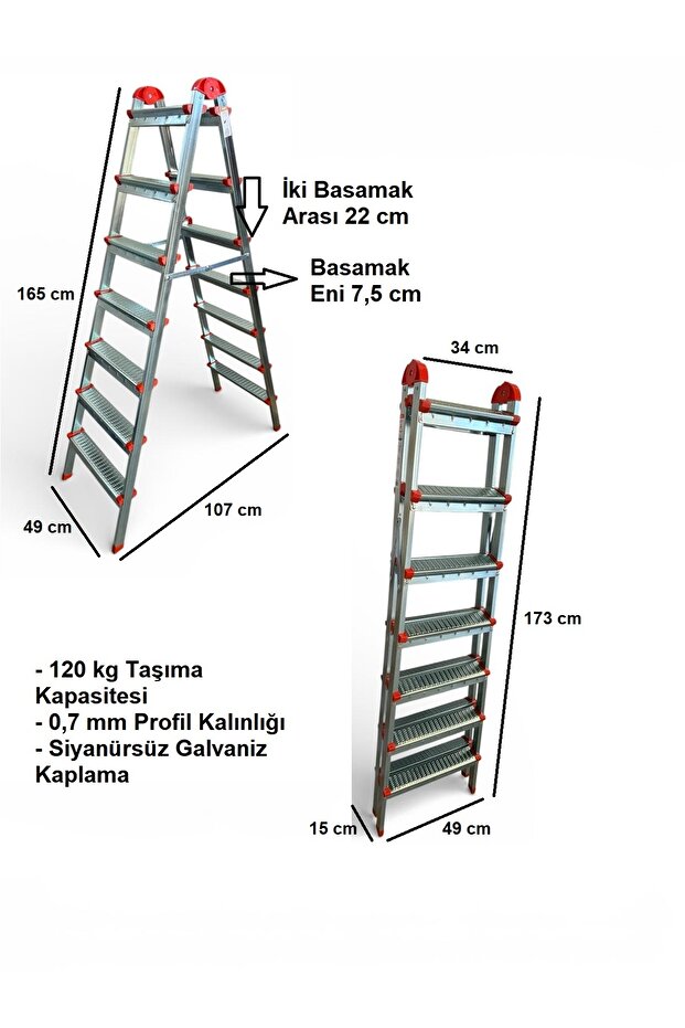 7+7 Çift Çıkışlı Merdiven - 4