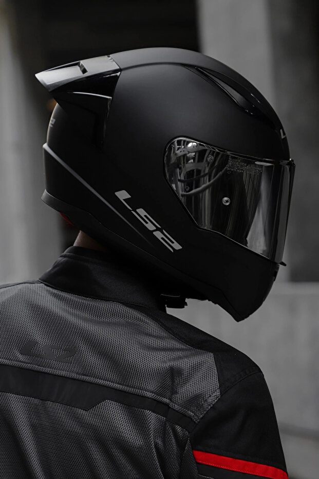 RAPID RACE MAT SİYAH KASK - 4