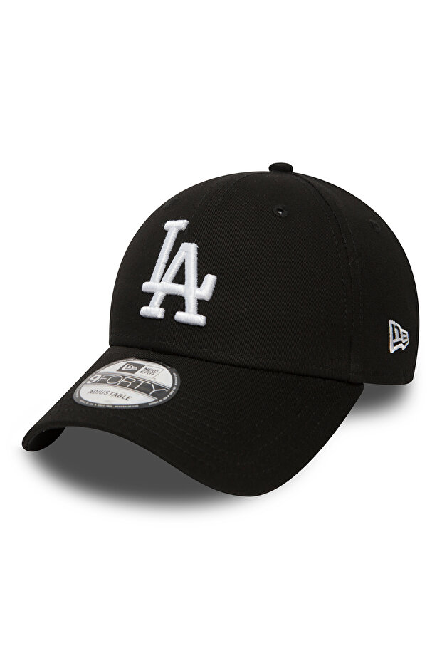 قبعة La Dodgers Essential باللون الأسود 9forty Snapback 11405493