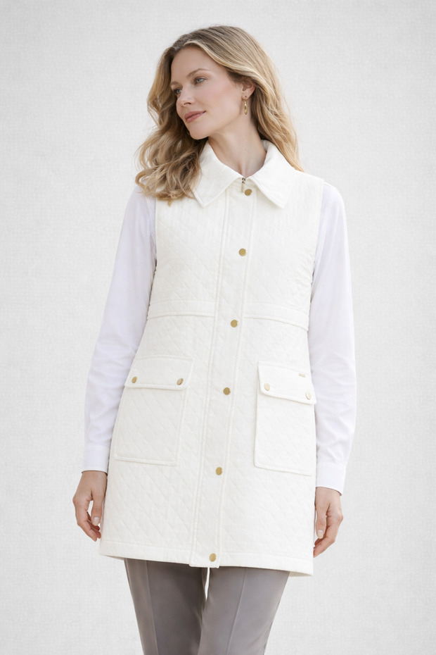 TAŞLI CEPLİ YELEK - 4