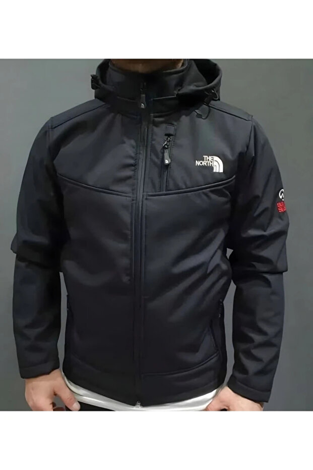 معطف سوفتشيل مقاوم للماء والرياح - 1