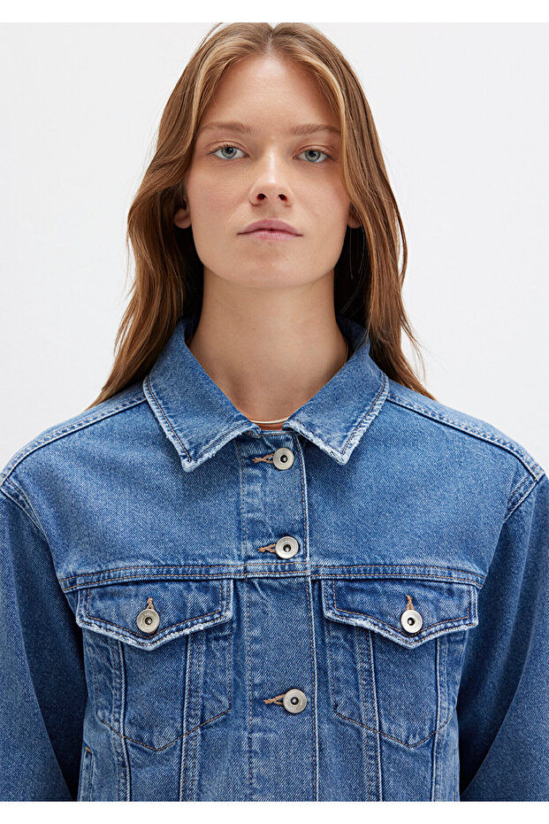 Megi Blue Premium Indigo Blue Jean Jacket 1110389 -89162 - 7