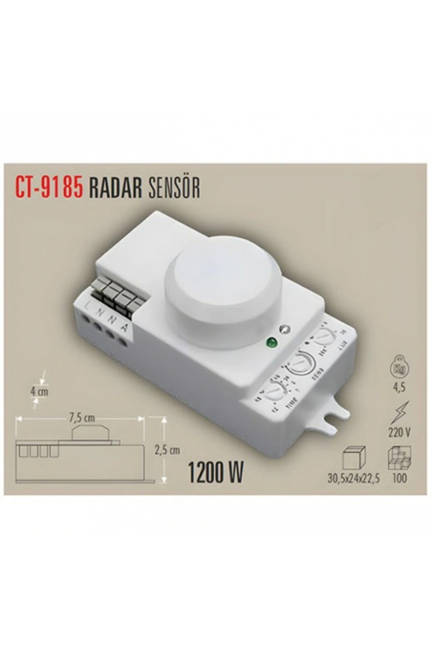 Radar Hareket Sensörü Ct-9185 - 1