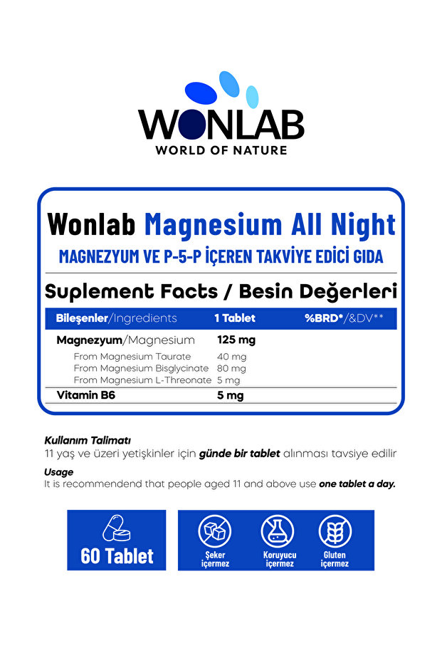 Magnesium All Night 60 Tablet - 4