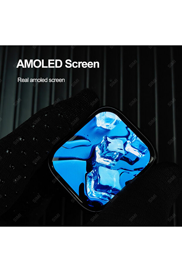 Watch 9 (H12) MİNİO AMOLED Akıllı Saat siyah - 2