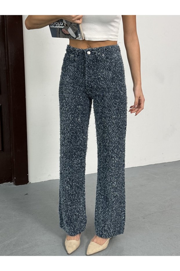Women's High-Waisted Special Design Vintage Wide Leg Denim Pants