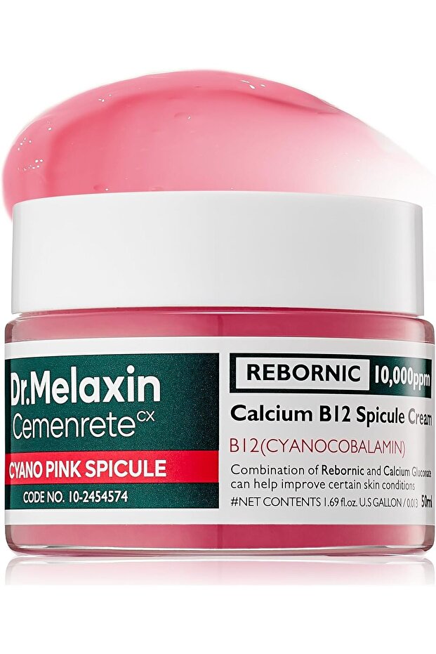 Cemenrete Cyano Pink Spicule Cream with Calcium, Vitamin B12 for under eyes skin, Dark Ci