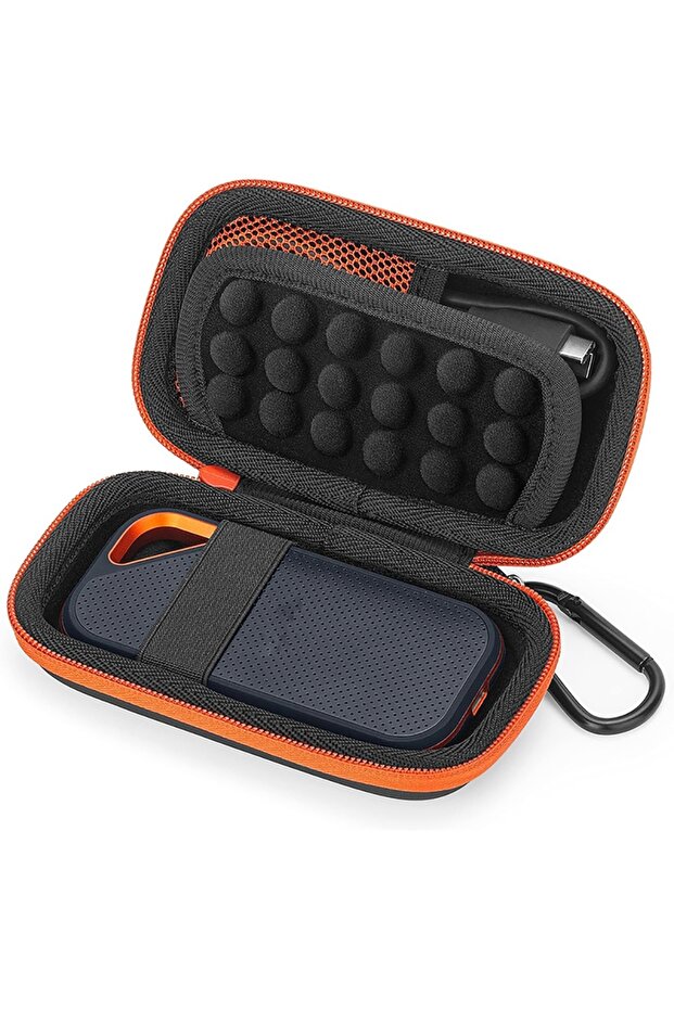 علبة صلبة واحدة لجهاز تخزين SSD خارجي محمول عالمي MP3/MP4/SanDisk Extreme Pro/SanDisk Extreme بسعة 1 تيرابايت/2