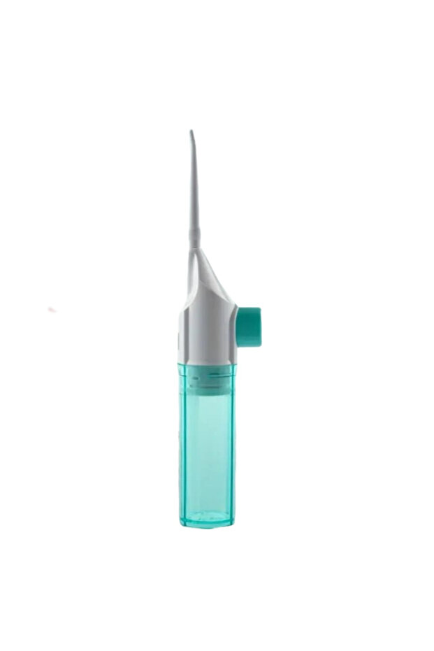 Blue Manual High Pressure Water Flosser Toothk Oral Irrigator Portable Teeth Clean High Pressure Wat