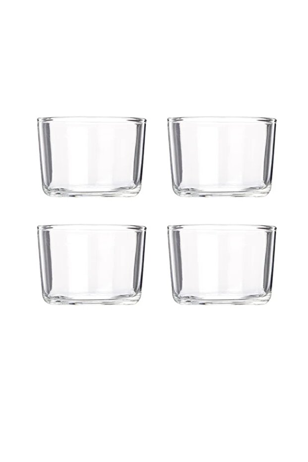51-100ml 4pcs 2/4pc Clear Glass Dessert Cup Set Heat Resistant Jelly Pudding Cup Ice Cream Bowl