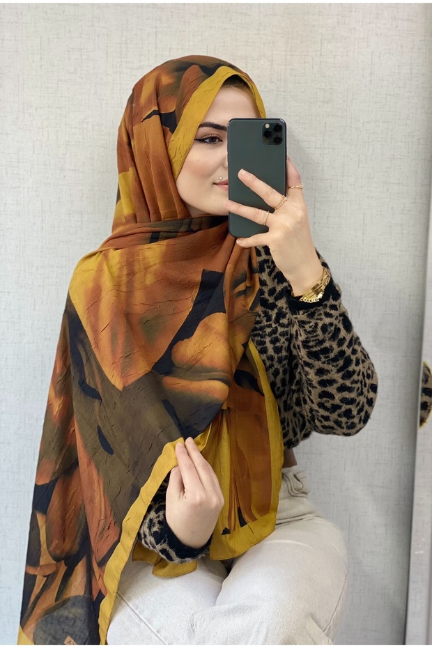 Bambu kraş şal - 2