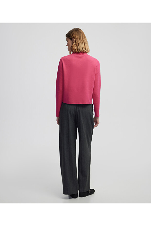 Yüksek yaka basic triko - 4