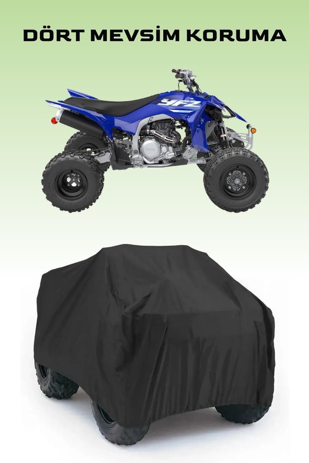Black Yamaha Yfz 450 Atv Cover, 4 Season Protection, Waterproof Tarpaulin