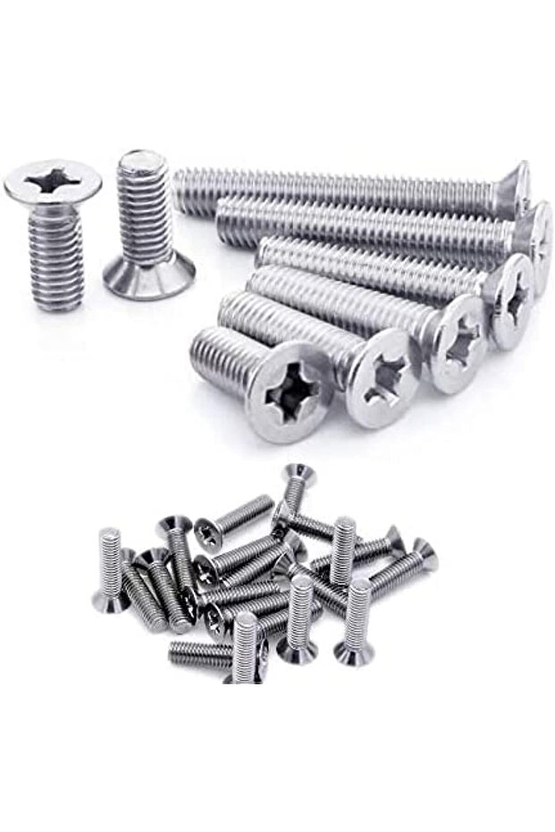 Machine Screws/Bolts Round Head Multi Purpose Use (100, 2BAX20)