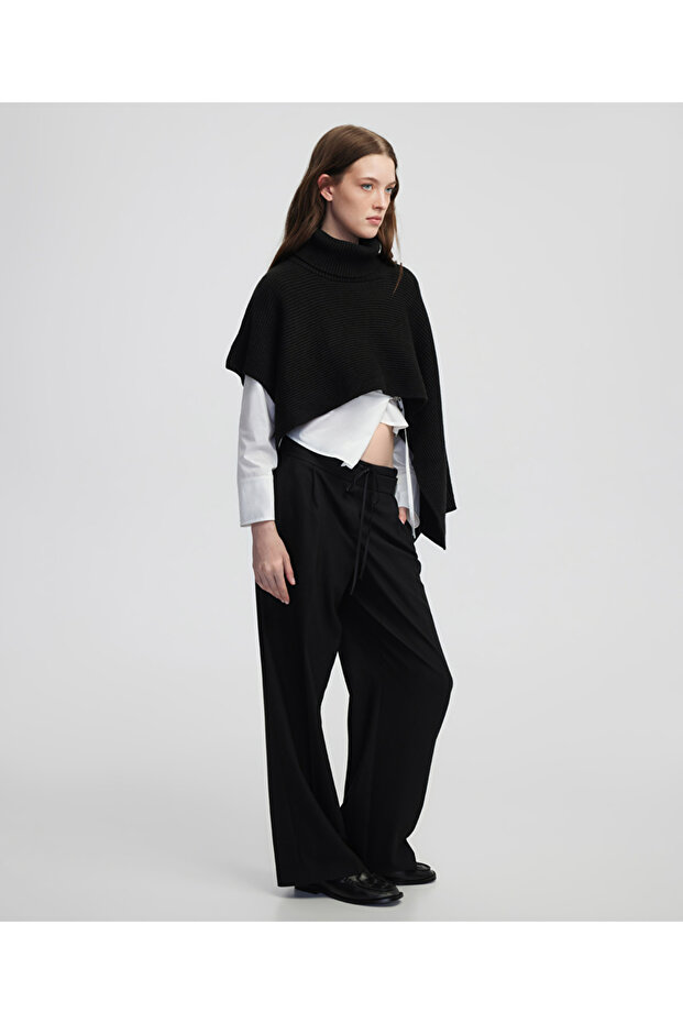 Çift kat bel pantolon - 2