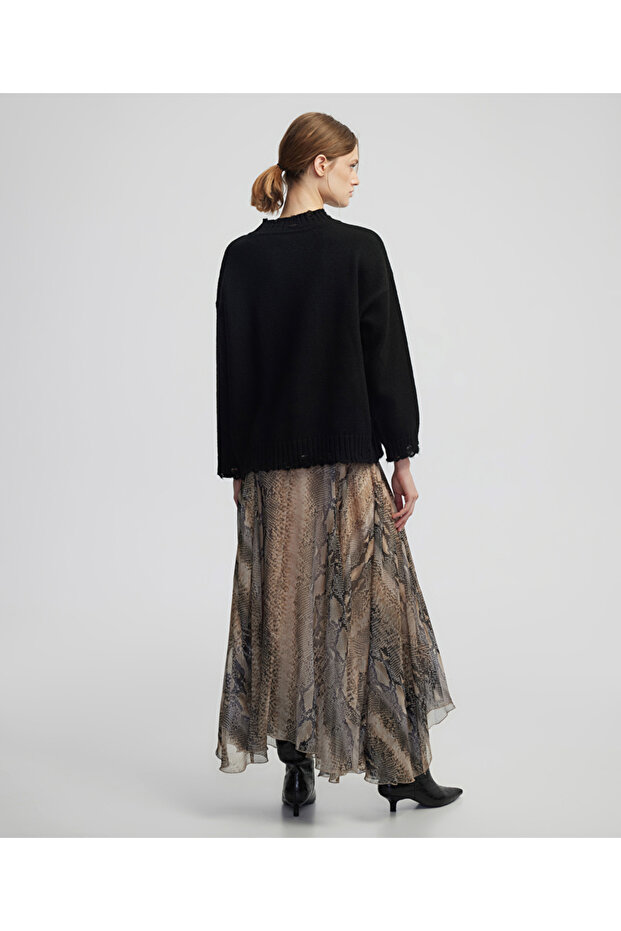 Eskitme efektli triko - 4