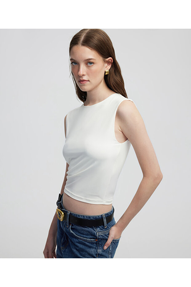 Dar kesim basic tişört - 2