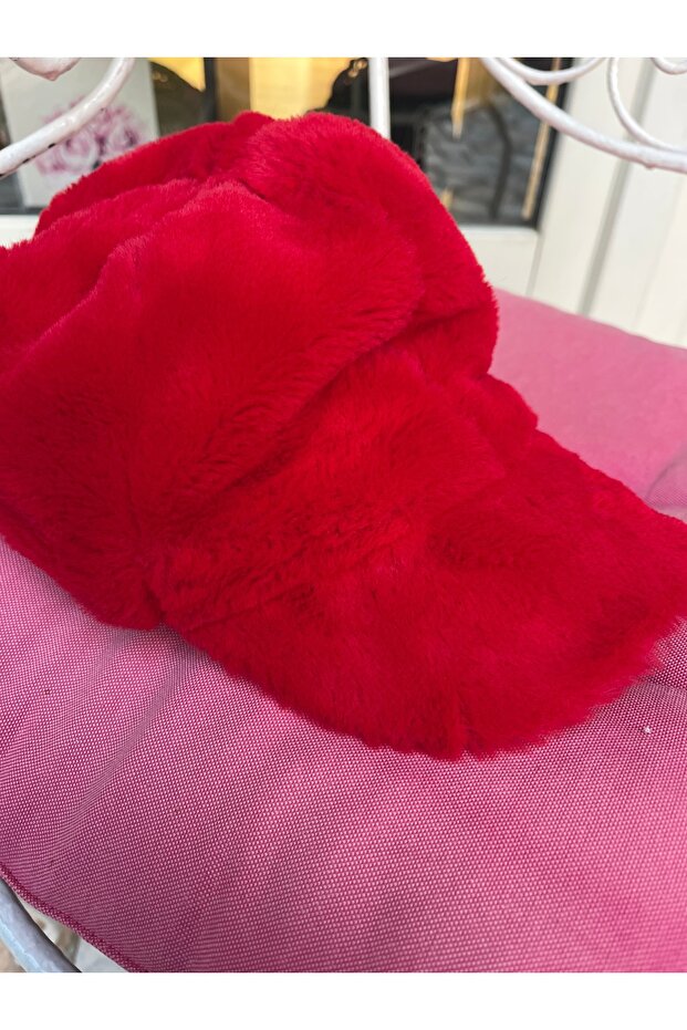 Red Plush Cap