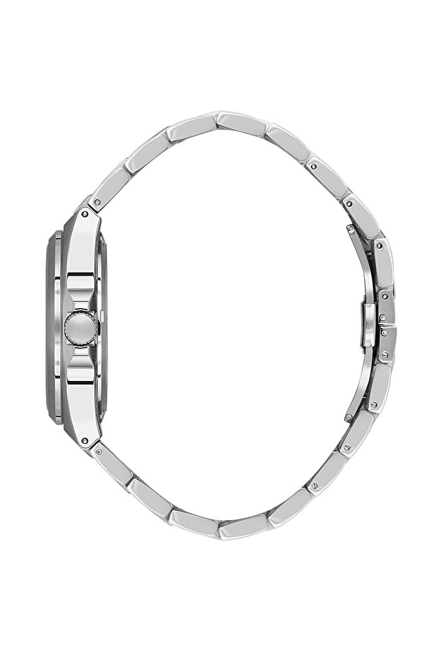 Silver Steel Cord Automatic Men's Wristwatch L-Bg.1.10692-3