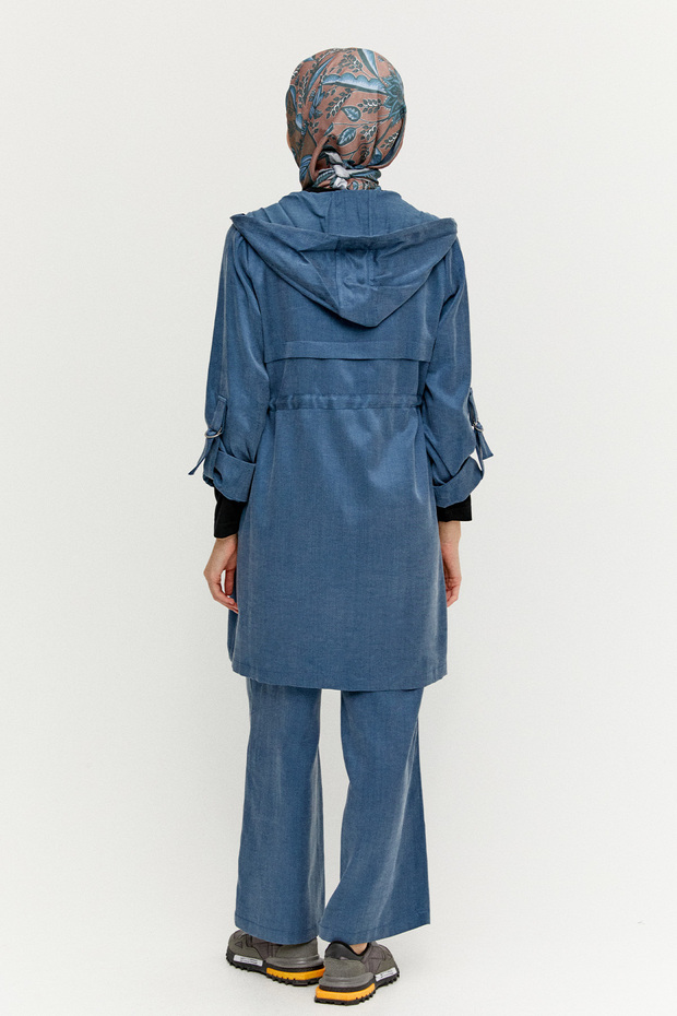 Pamuklu Kapüşonlu 3 Lü Set - 5