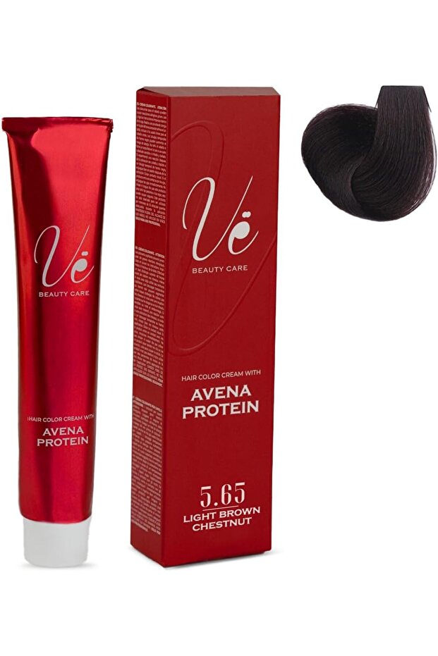 Hair Color Cream #5.65 Light Brown Chestnut – 100ml