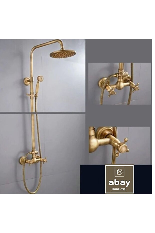 Antik Eskitme Model Duş Seti - 2