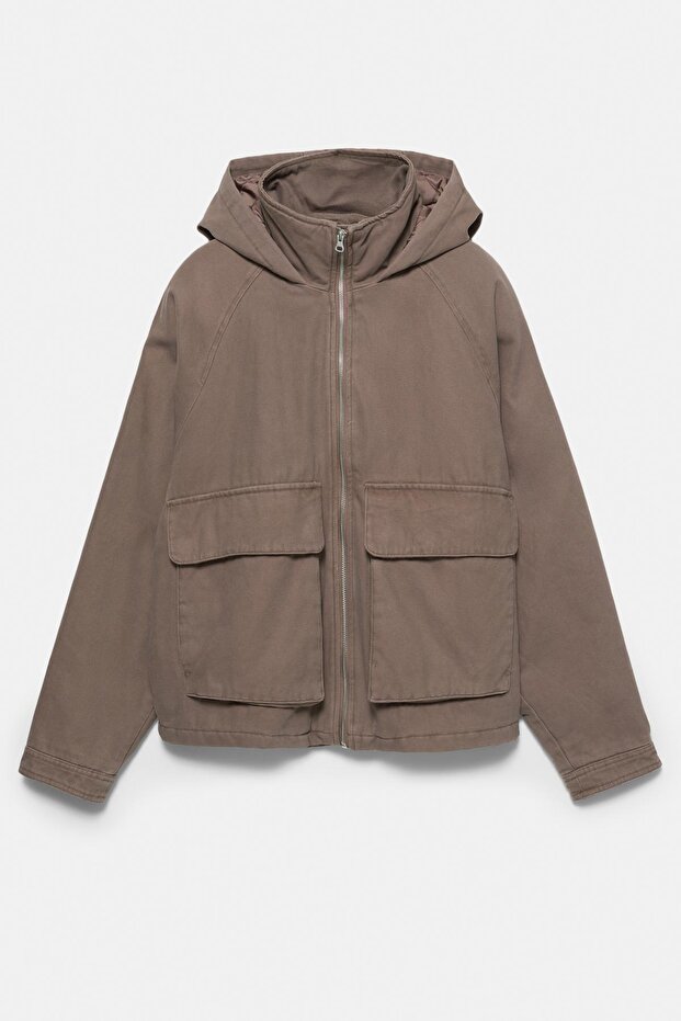 İşlemeli worker ceket - 6