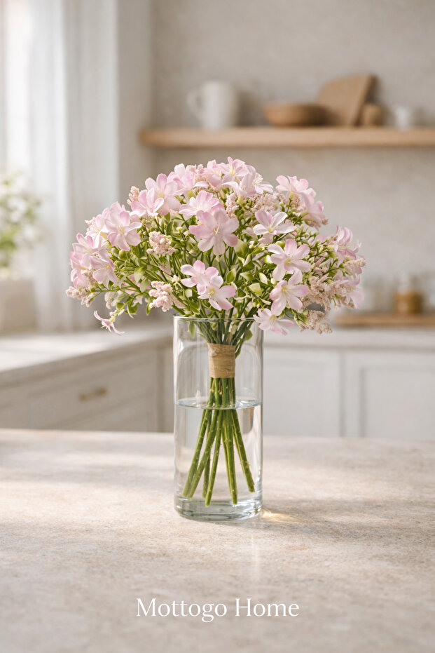 Mineli Cipso Artificial Flower Bouquet – Looks Real and Natural