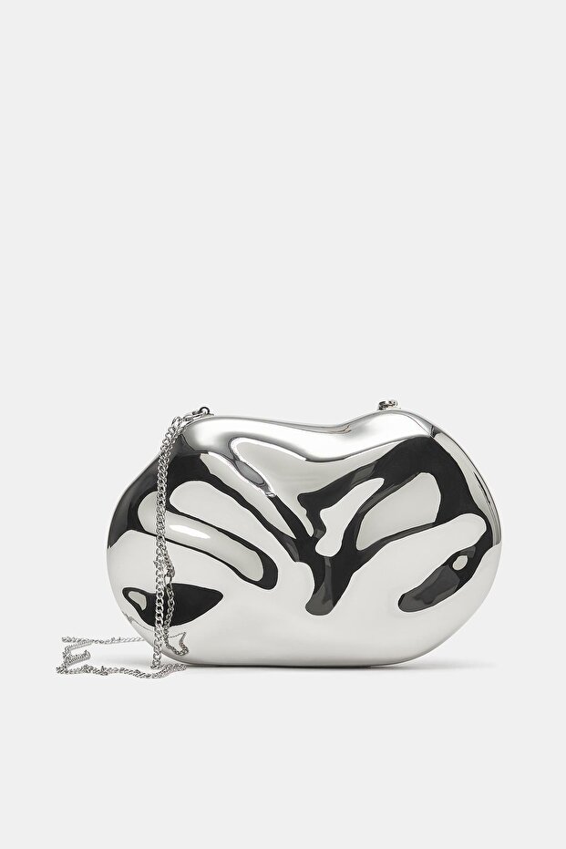 Metalik kutu çanta - 6